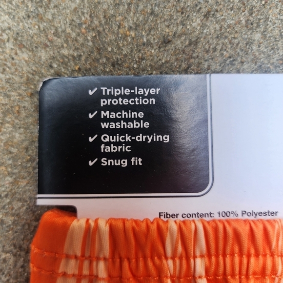 Swim School Swim Diaper Reusable Boy Orange Frog Graphic Size 6 Months 13-18lbs - Picture 4 of 8